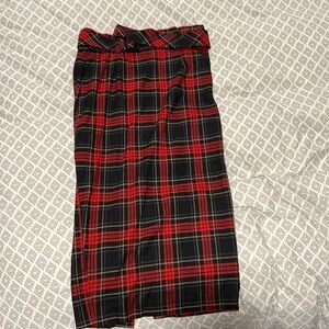 Zara tartan skirt